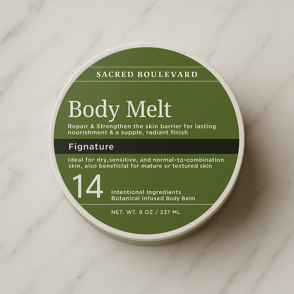 Sacred Boulevard 8 oz Original Fragrances | Regular Jar Body Balm | Choose Your Signature Scent! A Rich, Melt-Into-Skin Formula