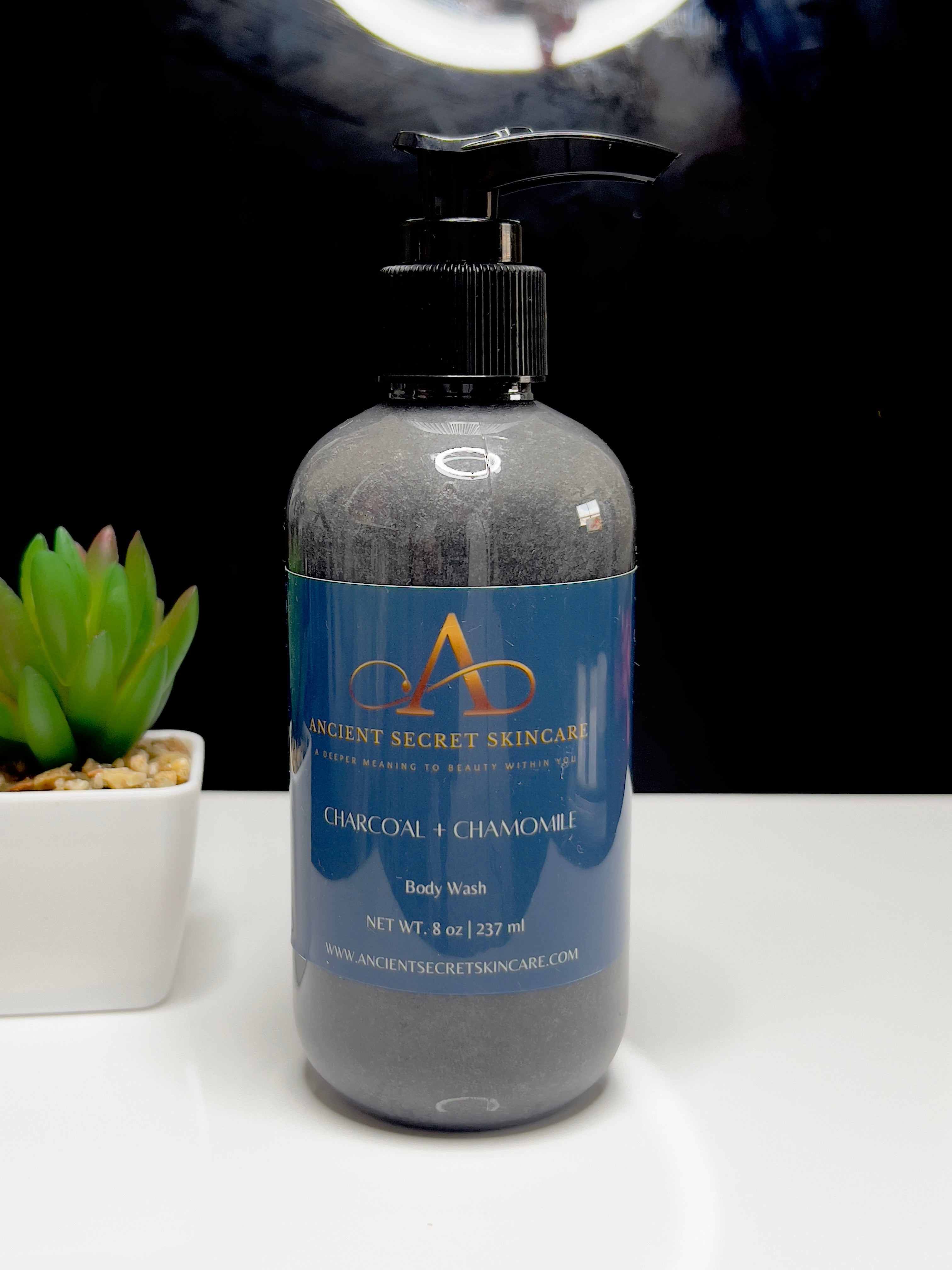 Charcoal + Chamomile Body Wash | Acne Prone Skin, Sensitive Skin, Treat Irritated Skin, Natural Skin Glow