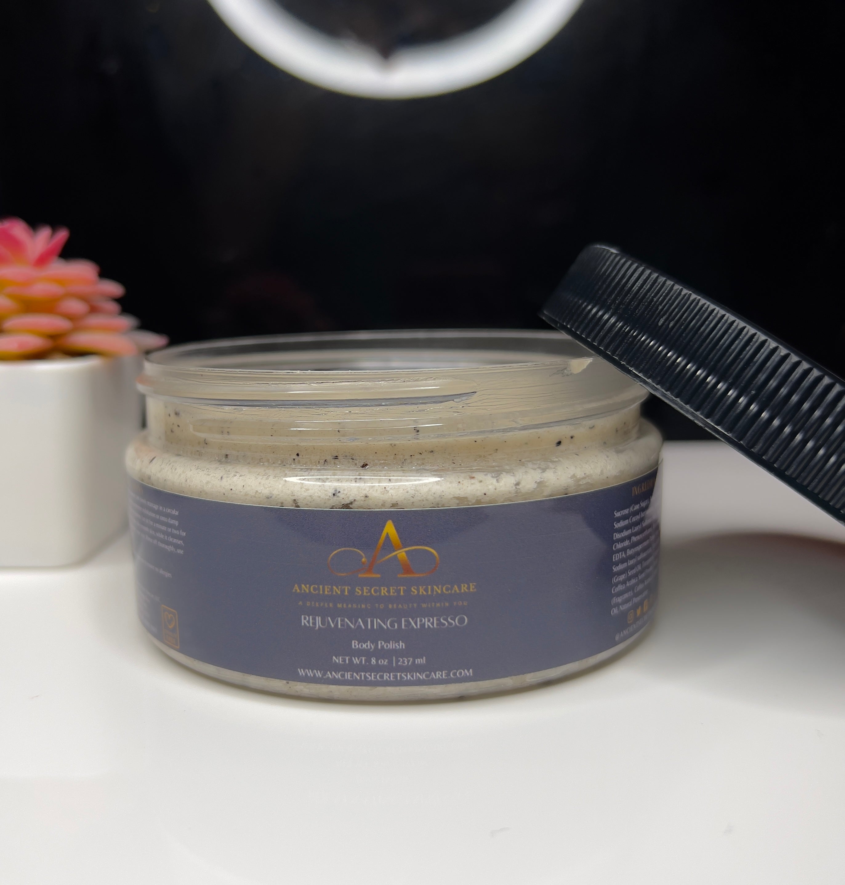 Rejuvenating Expresso Body Polish | Acne Prone Cellulite Skin, Sensitive Skin, Treat Irritated Skin, Natural Skin Glow